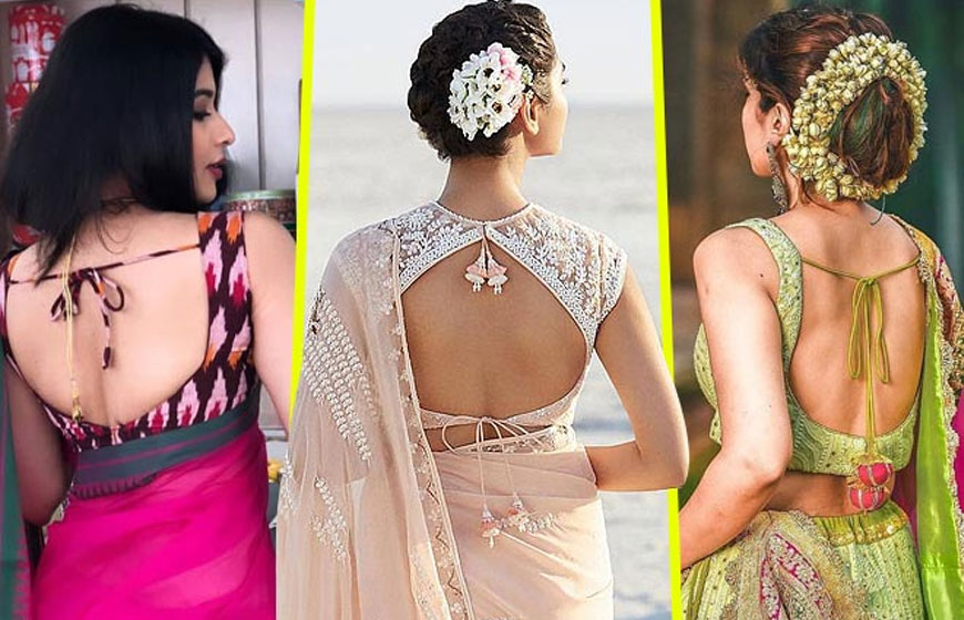 Blouse Neck Designs For Sarees