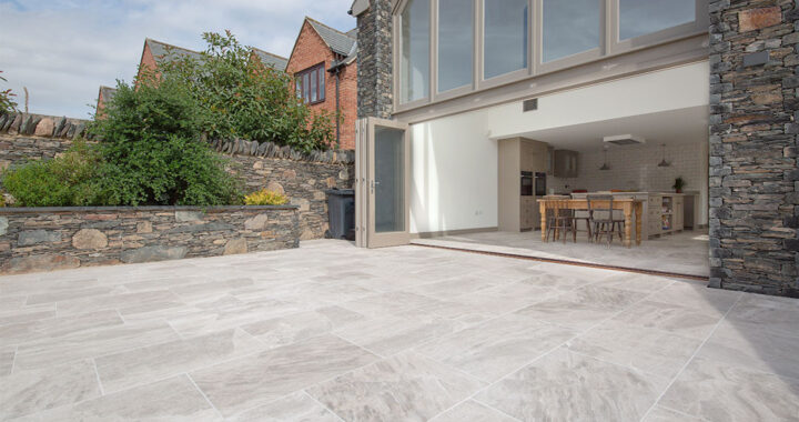 Limestone flooring