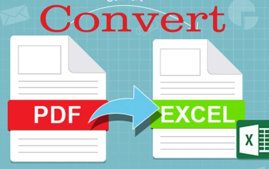 Convert PDF Documents to Excel Files